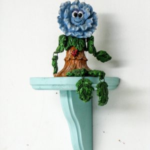 Reclaimed Wood Small Wall Shelf, Shabby Chic Decor, Cottage Style