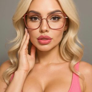 Prescription Glasses | Personalized Lens Engraving | RX Eyeglasses | Fashion Eyewear | Women Glasses | Frame + Lens